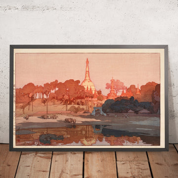 A framed image of 