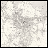 Personalised Old Map of Inverness