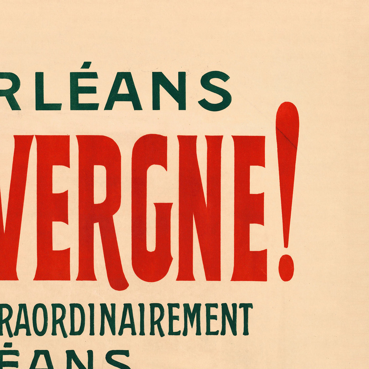 Auvergne Travel Poster: Chemin de Fer d’Orléans by Louis Tauzin, 1908