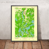 Old Map of Nisswa, Minnesota by USGS, 1959 – Gull Lake, Pelican Lake & Whitefish Lakes