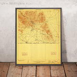 Old Map of Bisbee, Arizona by USGS, 1910 – Douglas, Tombstone & Copper Queen Mine
