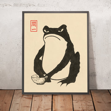 A framed image of 