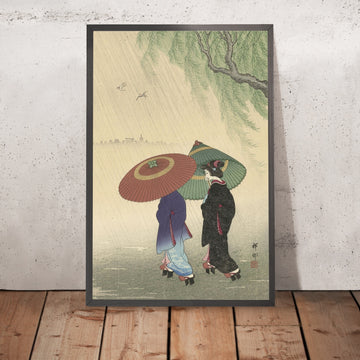 A framed image of 