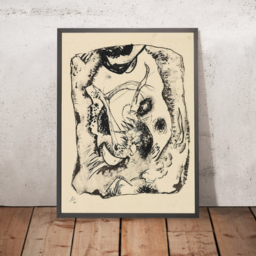 A framed image of 