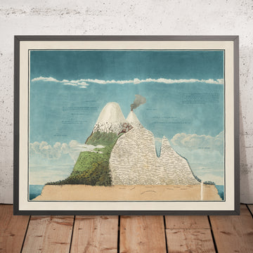 A framed image of 