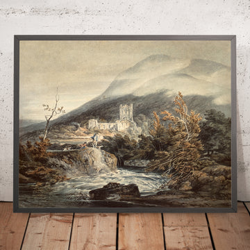 A framed image of 