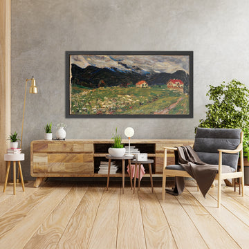 A framed image of 