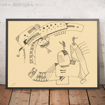 A framed image of 