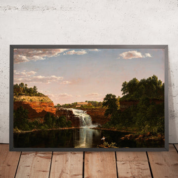 A framed image of 