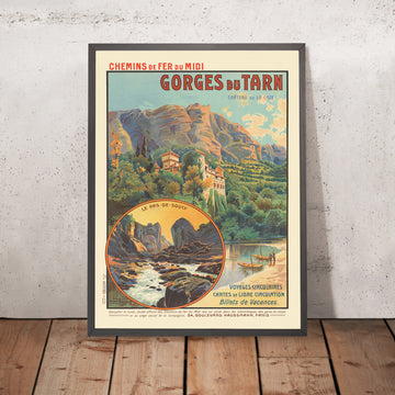 A framed image of 