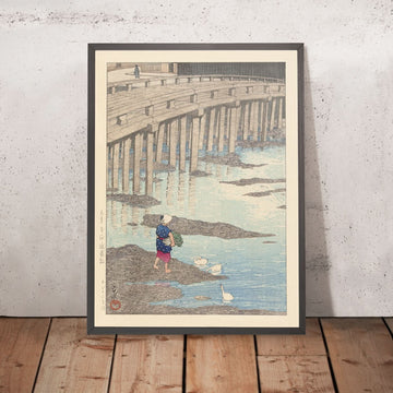 Il ponte Gion a Hondo ad Amakusa di Hasui Kawase, 1924 