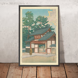 Zuisen-Tempel in Narumi von Hasui Kawase, 1935 