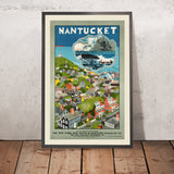 Nantucket-Reiseposter von John Held, Jr., 1920er-Jahre 