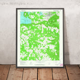 Old Map of Heber Springs, Arkansas by USGS, 1963 – Greers Ferry Lake & Little Red River