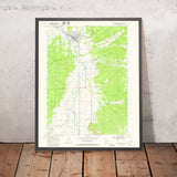 Old Map of Steamboat Springs, Colorado by USGS, 1969 – Yampa River, Mount Werner & Rabbit Ears Pass