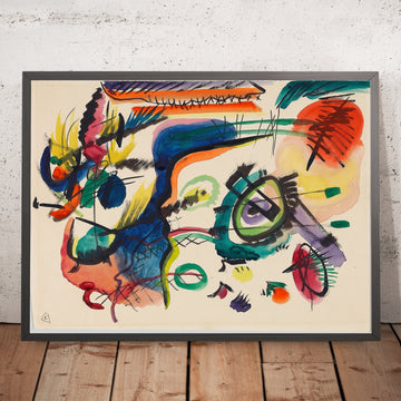 A framed image of 