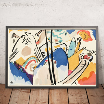 A framed image of 