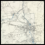 Mappa Antica Personalizzata di Dartford 