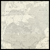 Mappa Antica Personalizzata di Ashford 