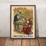 L’Amer Perre Vintage Bitters Poster by G. Serneels, 1899
