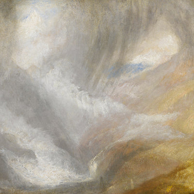 Valley of Aosta: Snowstorm, Avalanche and Thunderstorm by Turner, 1836