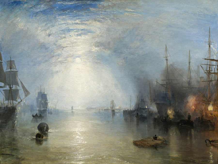Keelmen Heaving in Coals by Moonlight par Turner, 1835 