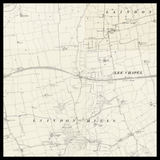 Mapa antiguo personalizado de Thundersley y South Benfleet 