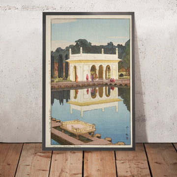 A framed image of 