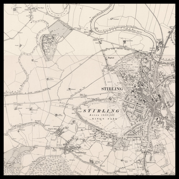 An old Ordnance Survey map of Alloa