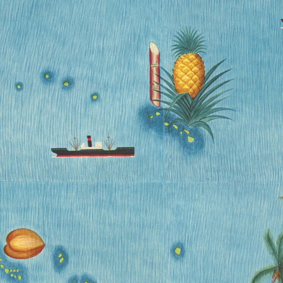 Ancienne carte picturale de l&