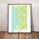 Old Map of Priest Lake, Idaho by USGS, 1967 – Upper Priest Lake & Kaniksu National Forest