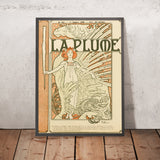 La Plume by Alphonse Mucha, 1860
