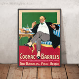 Cognac Baralis Vintage Cognac Poster, 1915