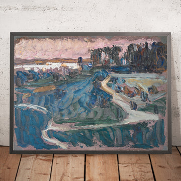 A framed image of 