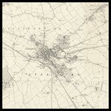 Personalised Old Map of Aylesbury