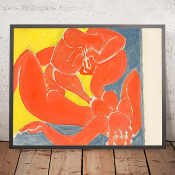 Une image encadrée de Nymphe et faune rouge (Nymphe et faune rouge) par Henri Matisse, 1939