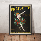 La Fraisette Vintage Drinks Advertising Poster by Leonetto Cappiello, 1909