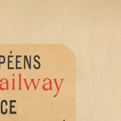 Orient Express Travel Poster by Imprimerie Chaix, 1888