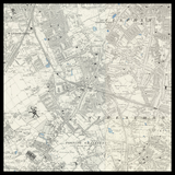 Personalised Old Map of Balham