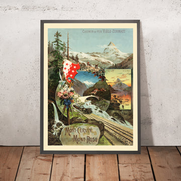 A framed image of 