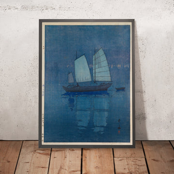 A framed image of 