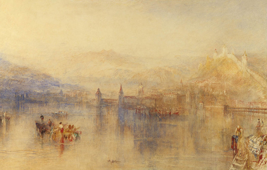 Lucerne depuis le lac par Turner, 1802 