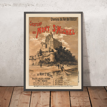 A framed image of 