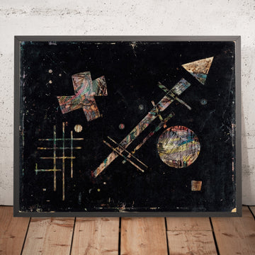 A framed image of 