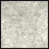 Mapa antiguo personalizado de Brixton 