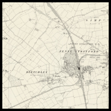 Carte ancienne personnalisée de Bletchley 