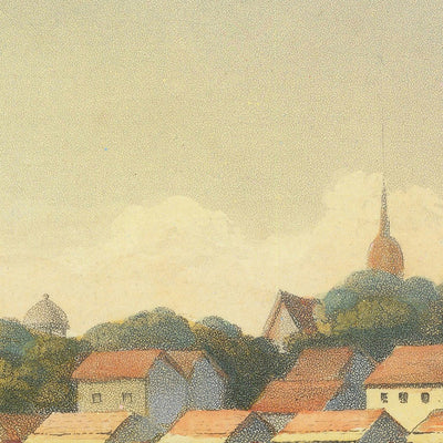 First View of Bangkok by Henry Colburn, 1828