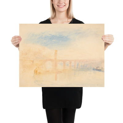 Le pont de la Moselle, Coblence par Turner, 1842 