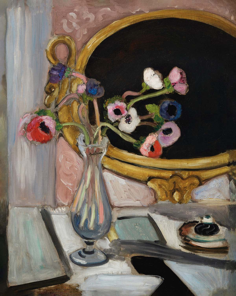Anémones im schwarzen Spiegel (Anemones with a Black Mirror) von Henri Matisse, 1919 