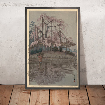 A framed image of 